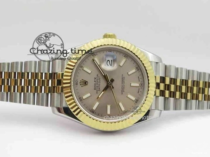 1222 Sleek DateJust II 41mm SS YG BP Maker Best Edition Silver Dial On Jubilee Bracelet A 3675